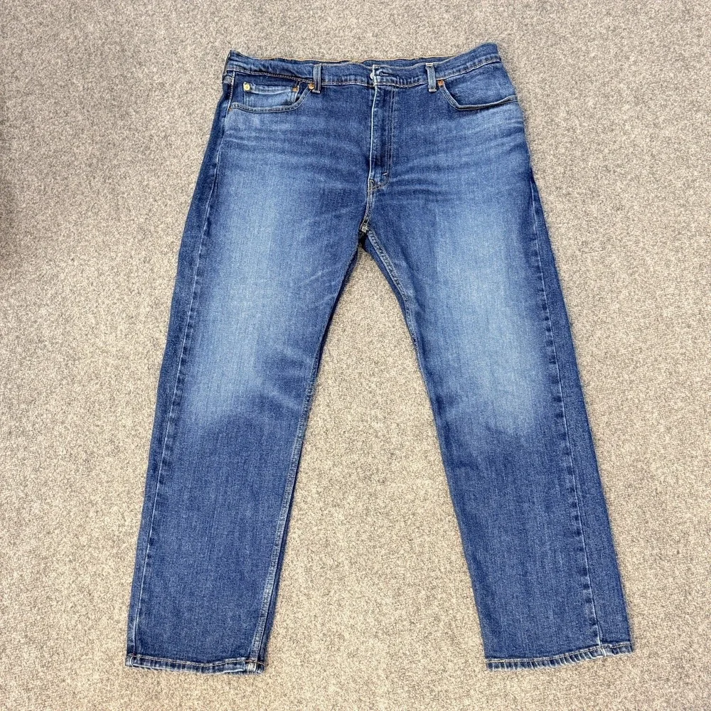 Levi's 505 Jeans Men's 40x30 Straight Leg Regular Fit Medium Wash Denim Stretch